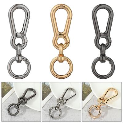 Zinc Alloy Hooks Spring Gourd Buckles Bag Belt Buckle Carabiner Purses Handbags Snap Clasp Clip