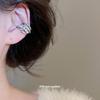 Korean Minimalist Zircon & Pearl Geometric Ear Cuff - No Piercing, Luxury Feel Jewelry