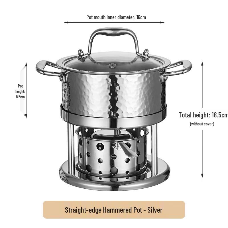 

Rose Gold Portable Mini Hot Pot Mini Hot Pot
