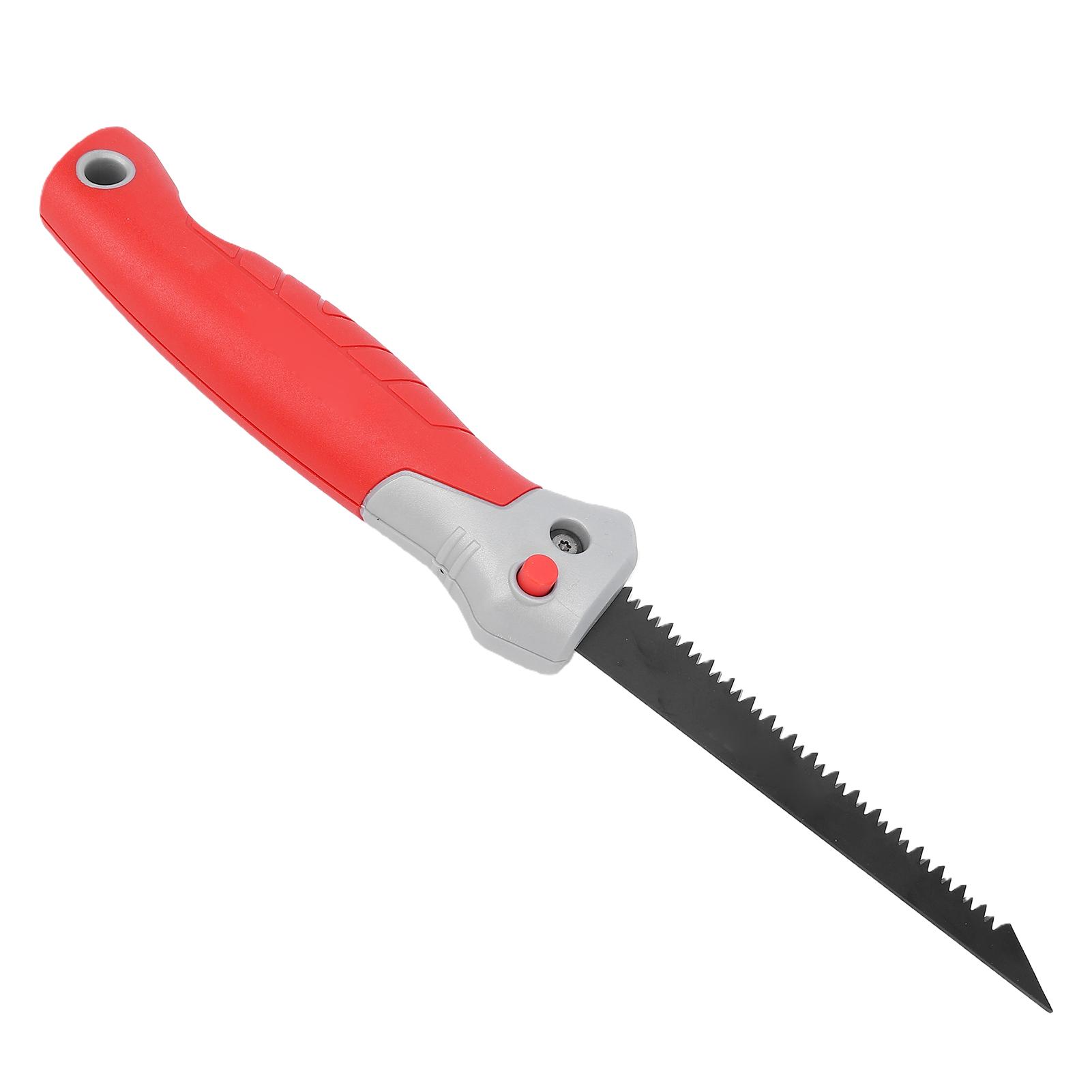 6 Inch Folding Drywall Saw SK5 Steel Blade with PTFE Coating Compact Hand Saw for Wood Plastic Light Metal