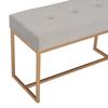 VidaXL Banc 80 cm Gris Velours 247558