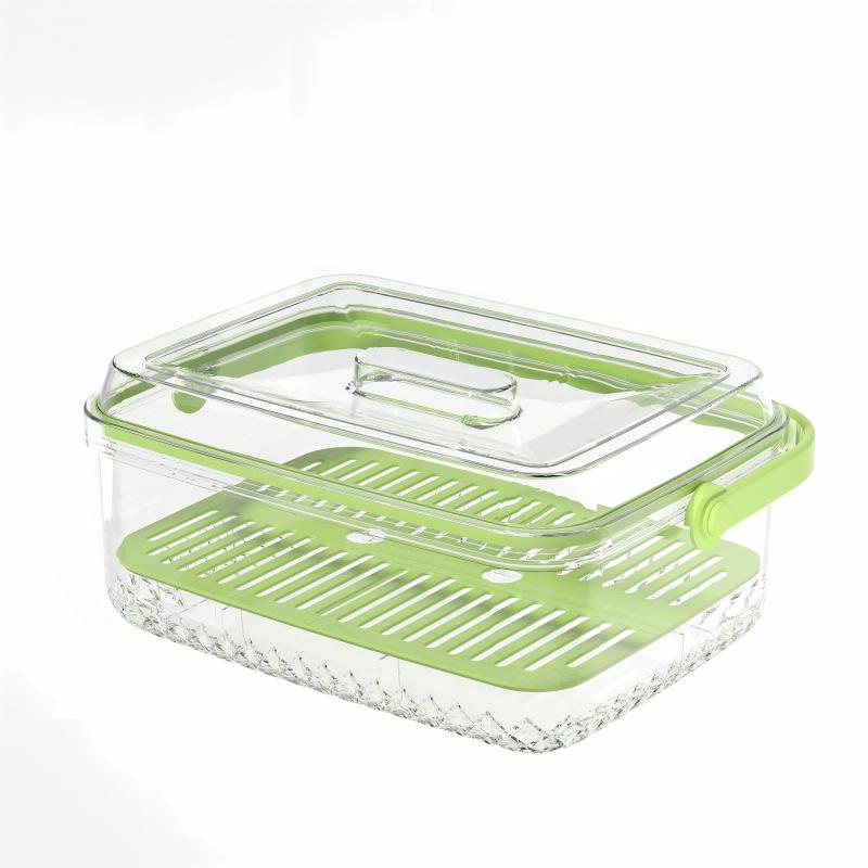 Transparent Divided Serving Tray with Lid & Dipping Sauce Section - Rotating Fruit Vegetable Tray for Party Picnic Catering