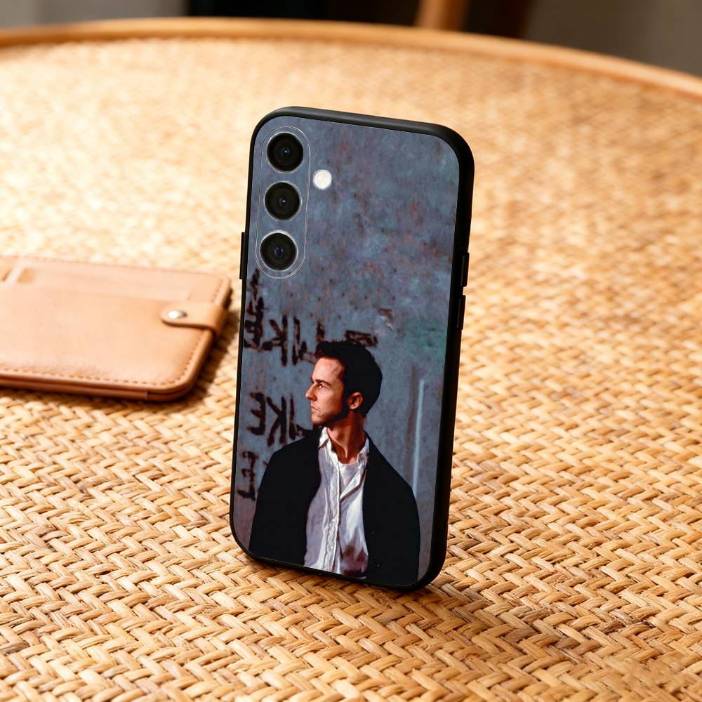 Edward Norton Acclaimed Actor Phone Case For Samsung A73,72,71,A52,51,40,41,A22,A32,31,A13, Soft Black Shell Samsung a32 4g
