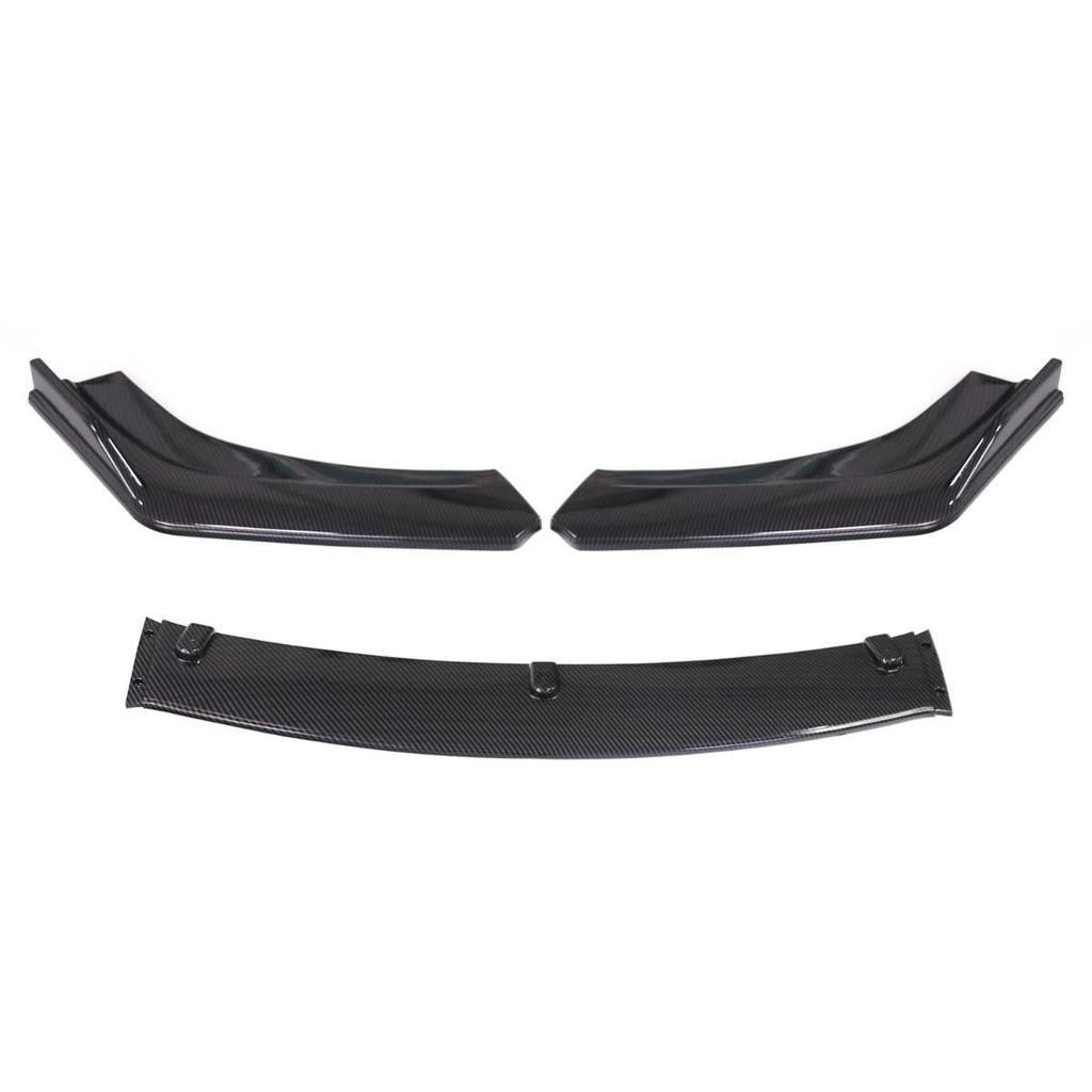 Front Lip Chin Corner Kit for 2009-2015 Volkswagen Scirocco R Spoiler (3-Piece Set)