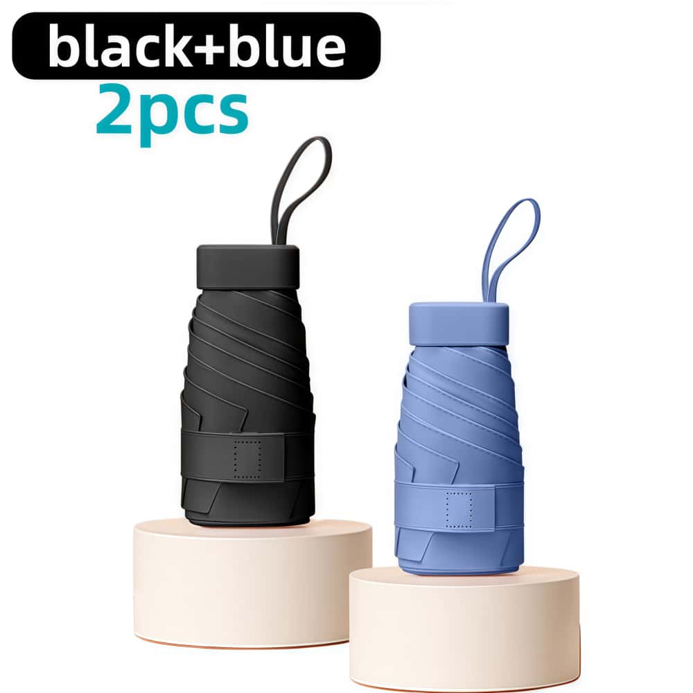 55% Off Mini Sun Umbrella Small Pocket Rain Folding Umbrella Ultra-Light UV Protection Umbrella Pocket Parasol,Rain Or Shine
