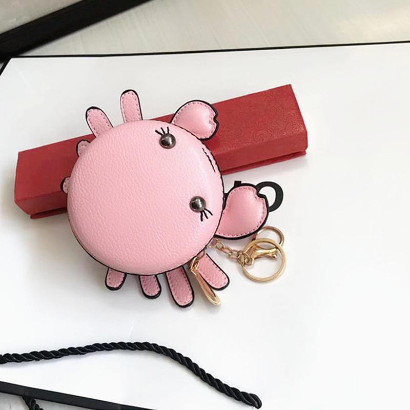 New Fashion Woman Small Crab Coin Purse Girl Pendant Lipstick Bag Casual Student Clutch Card Holder Cute Trend Handbag