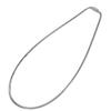 Platinum 850 Kihei Necklace Double 10g 40cm Centerfold Pt850 Mint Certification Mark Chain [Speranza] 6-sided Women's