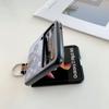 Suitable for Samsung ZFlip45G Version Leather Fingerprint Ring Mobile Phone Case Violent Bear Folding Screen Anti Fall Protection Case Anti Slip