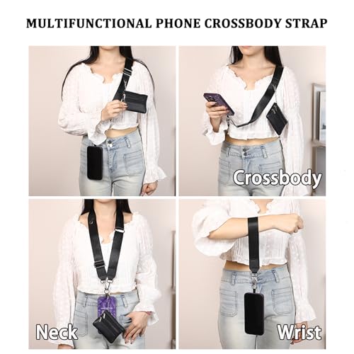 The mobile phone strap can be replaced and disassembled and the portable strap is matched with a change purse a lanyard and a four-piece set.