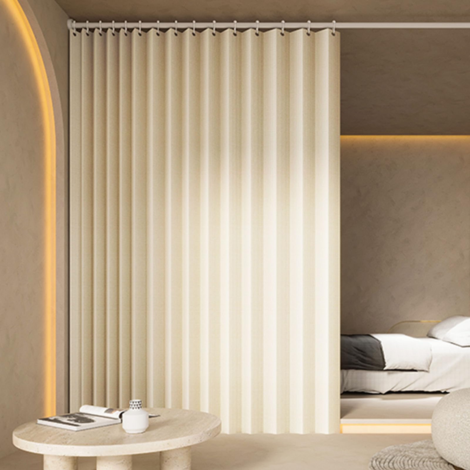 

room blackout heat heat cold protection Curtains, dividers, curtains, blackout, insulation, insulation, бежевый