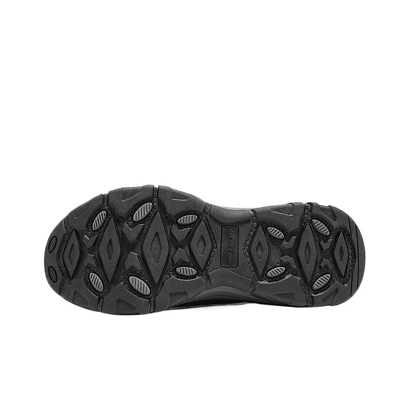 Skechers OUTDOOR MENS Men Black Low Top Casual Shoes Comfort Versatile Stylish Simple 8790262-BLK