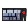 Wired Mechanical Number Pad Type C Hot Swappable Numpad Keyboard with 12 RGB LED Backlight Joystick Roller
