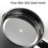 1,8L Nerezová nádoba na olej Sítko na olej Podnos Kuchyňský filtr na vaření Olej Tuk