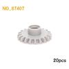 MOC Technical Gear Axle Bricks Parts Worm Rack Conector Train Car Crane Model Technical CROSS Axle Building Blocks Bricks Toys
