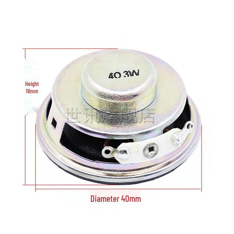 2-Inch Round 3W/5-10W 4 Ohm Speaker for Toys (35-67mm)