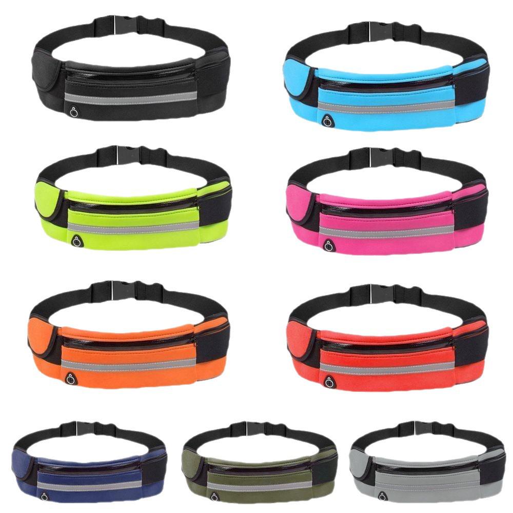Unisex Waterproof Fitness Waist Bag for Running and Cycling with Phone and Water Bottle Storage