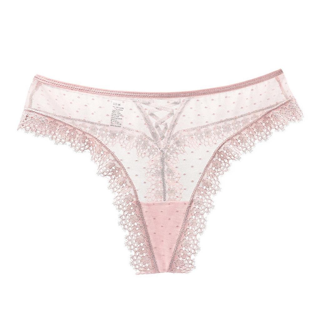 Sexy sex panties ultra-thin hollow mesh women's panties strap lace thong T-pants