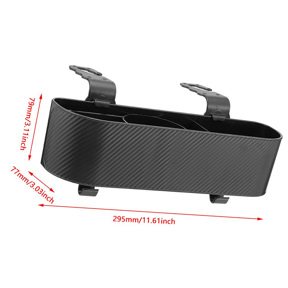 Practical Car Seat Back Organizer ABS Rear Row Storage Box with Hook Cup Holder Universal Stuff Holder Car Interior Accessories