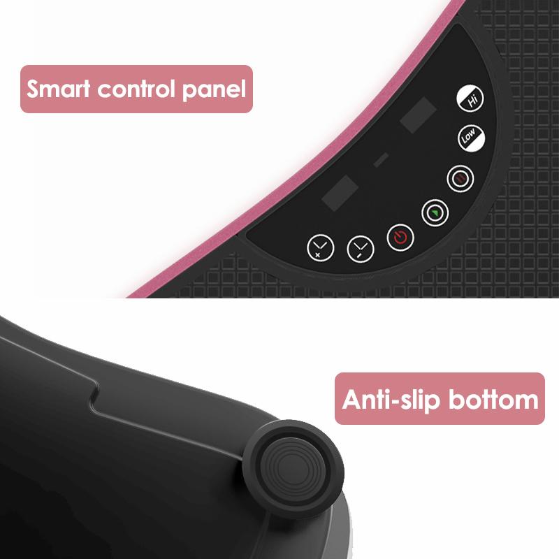 Aparate cu Platformă Vibratoare 180W Exerciții Fitness Ardere Grăsimi Slăbire Leneș Pierdere în Greutate Tremurător Antrenament Platformă Oscilantă