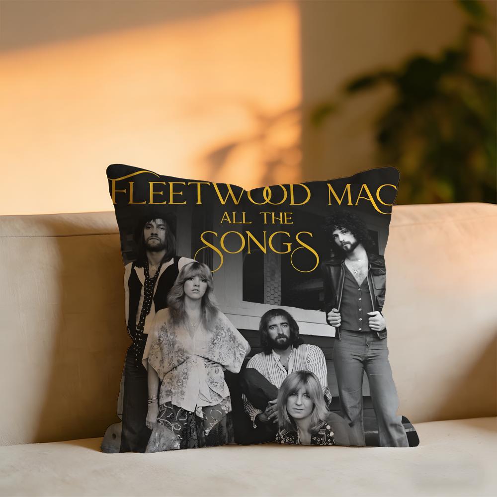 Fleetwood Mac Cushion Cover Cozy Velvet Throw PillowSoft Warm Cushion For Sofa  Bed
