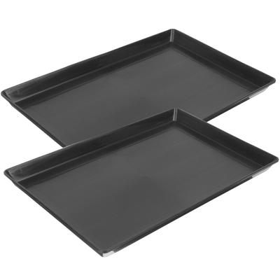 2Pcs Leakproof Pet Tray Replacement Durable Dog Crate Tray Odor Resistant Litter Tray Bird Cage Pan Small Dog Crate Tray Parrot