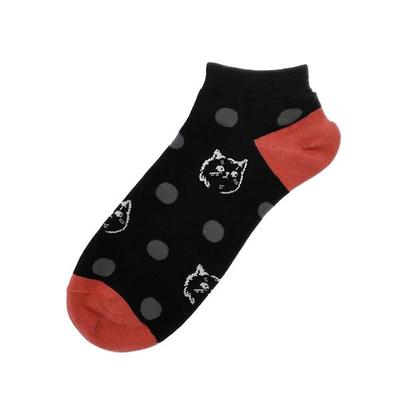 Paul Joe Polka Dot Casual Short Black & Men's Socks,