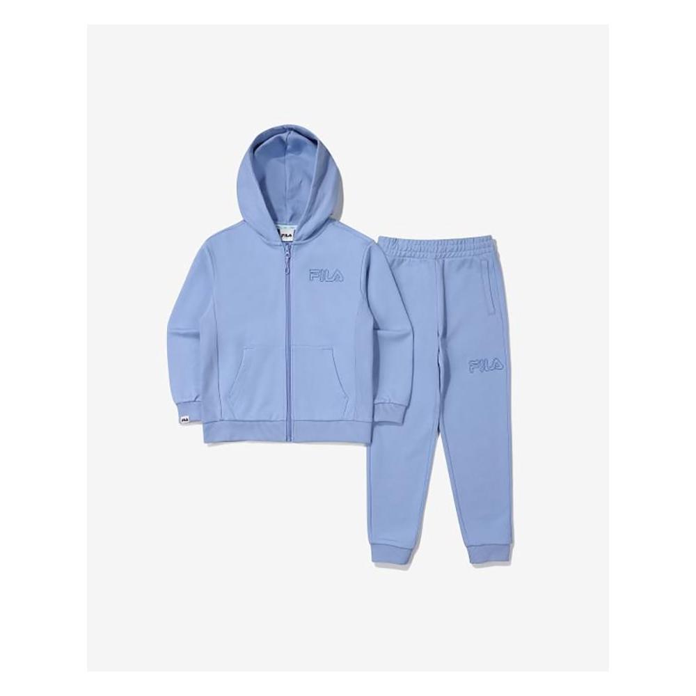 [fila Kids] Hooded Zip Up Pants setUp  Fk2fsf1101x Lbu  q0zFk2fsf1101xLbu