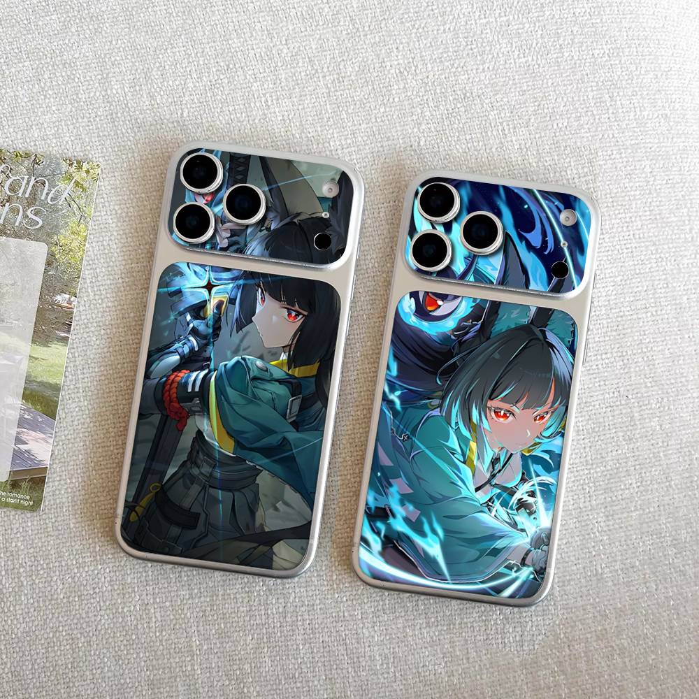 Classic Girl H-Hoshimi Miyabi For IPhone 17 Pro 17 Pro Max Rear Skin Wrap Decal Protective Sticker