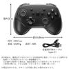 Remarks Japan Switch Gyro HD Compact Controller, Black, Wireless, Sensor, Vibration, Turbo,