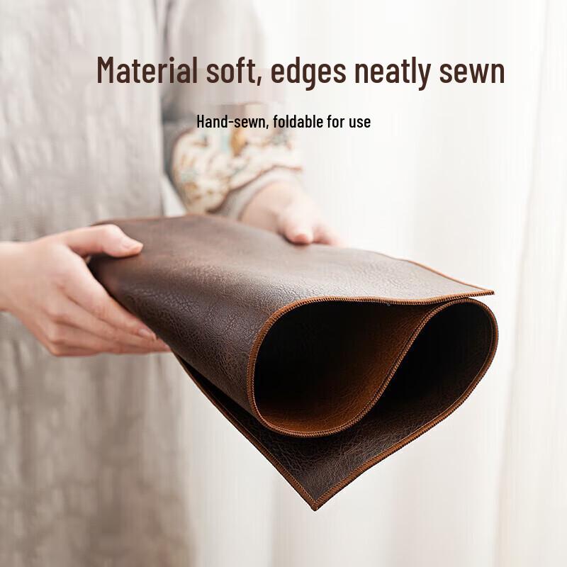 Waterproof Leather Tea Table Runner