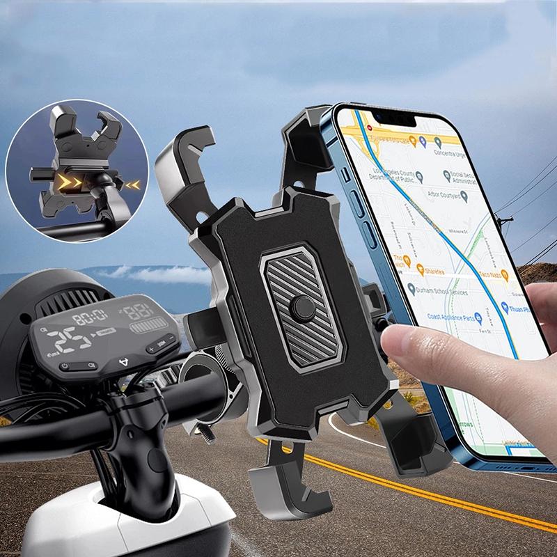 360 Degree Rotatable Stand Universal Bicycle Mobile Phone Holder Riding Bike Moto Motorcycle GPS Phone Bracket For iPhone Xiaomi