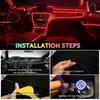 Automotive Strip Light LED Universal Colorful USB Interface Performing Stage Fountain Decorative Atmosphere Lamp