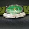 USED VINTAGE SEIKO 5 AUTOMATIC 7025A JAPAN MENS GREEN COLOR DIAL WATCH A433606-2