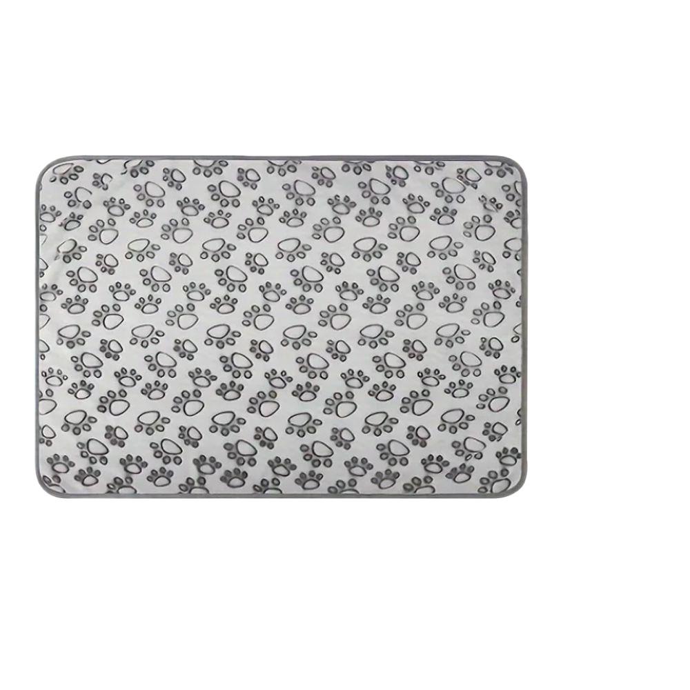 

Плед для питомца Мягкий Пушистый Фланелевый Плед для Собаки Серый с Принтом Следов Лап Коврик для Питомца Теплый и Удобный Плед для Кошки Собак 40x60cm серый