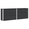 Raised Garden Bed Black 250 X 50 X 91 Cm