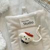 Creatieve Stoffen Dierlijke Pop Sleutelhanger Voor Tas Hanger Grappige Kleine Beer Sleutelhangers Eend Schattige Egel Hanger Accessoires Cadeaus