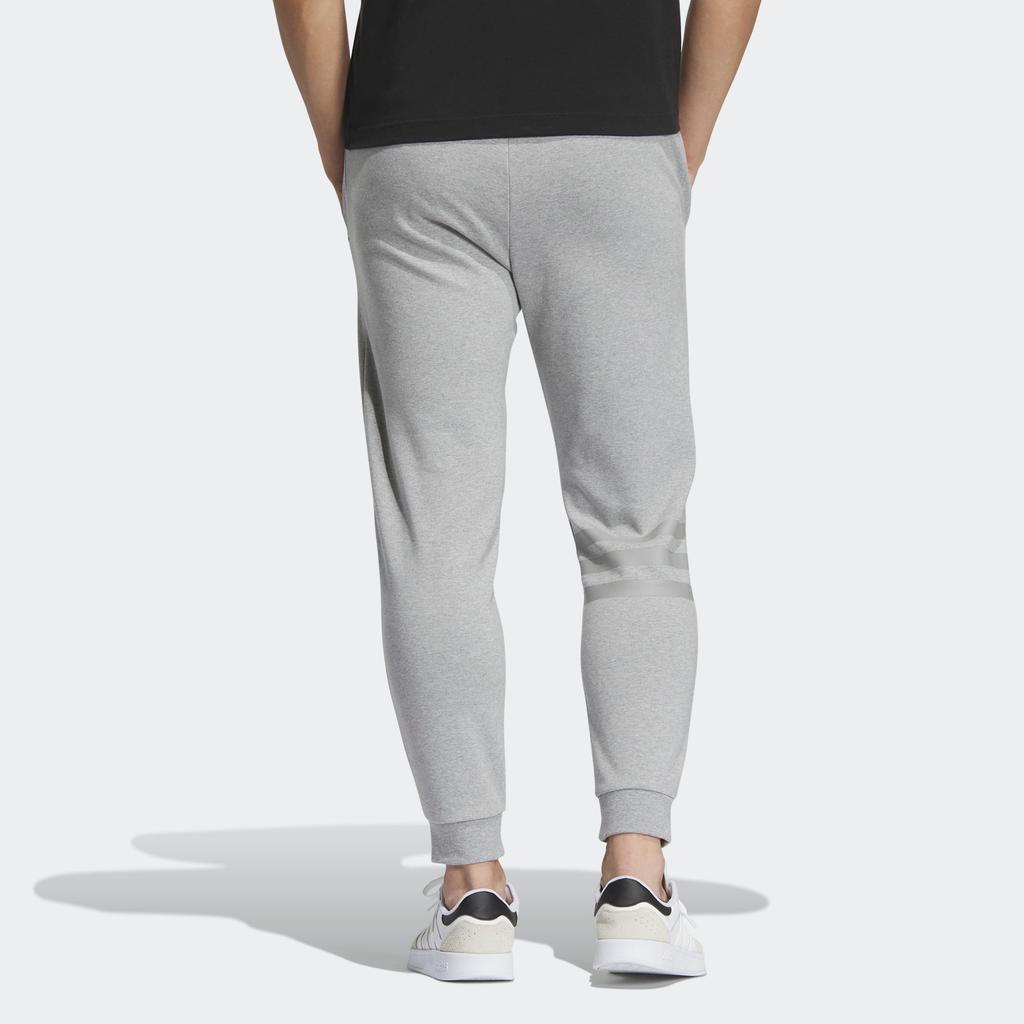 Adidas Neo Elastic Waist Sports Pants Men Bottoms Mélange-Grey IK6020