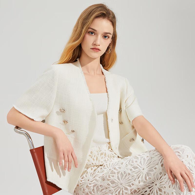 

Shetu Women s Designer Casual Long-Sleeve Jacket S