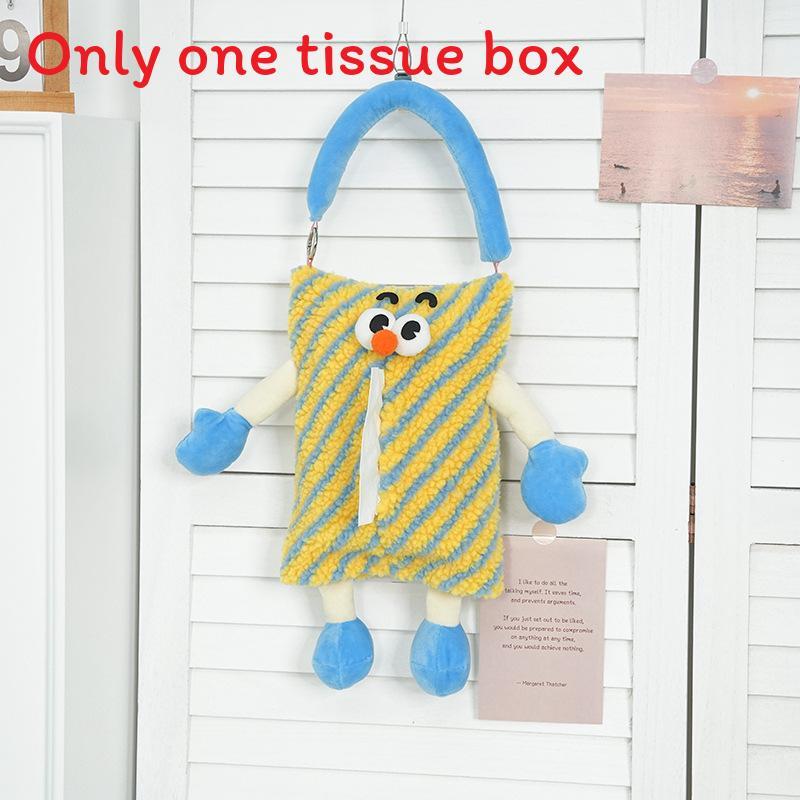 Cartoon Monster Plush Cushion With Soft Sherpa Cover For Lounge And Bed Decor