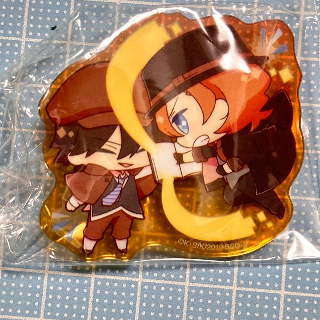 Bungo Stray Dogs Clear Clip Badge Versus Nakahara Chuuya Edogawa Rampo
