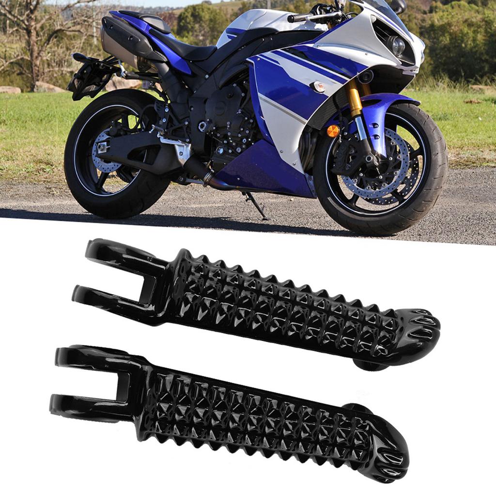 Repose-pieds Avant de Moto en Aluminium Remplacement de Pédale Convient pour Yamaha YZF R1 R6 R6S