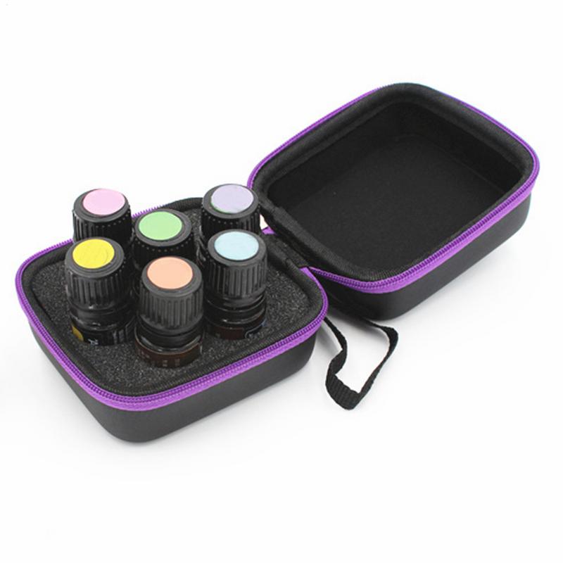 7Slots Essential Oil Case for 5ML Essential Oil Roller Bottles Organizer Holder Perfume Hanging Storage Bag