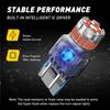 2x 7440 7443 Red Flash Strobe LED Rear Turn Brake Stop Signal Tail Light Canbus
