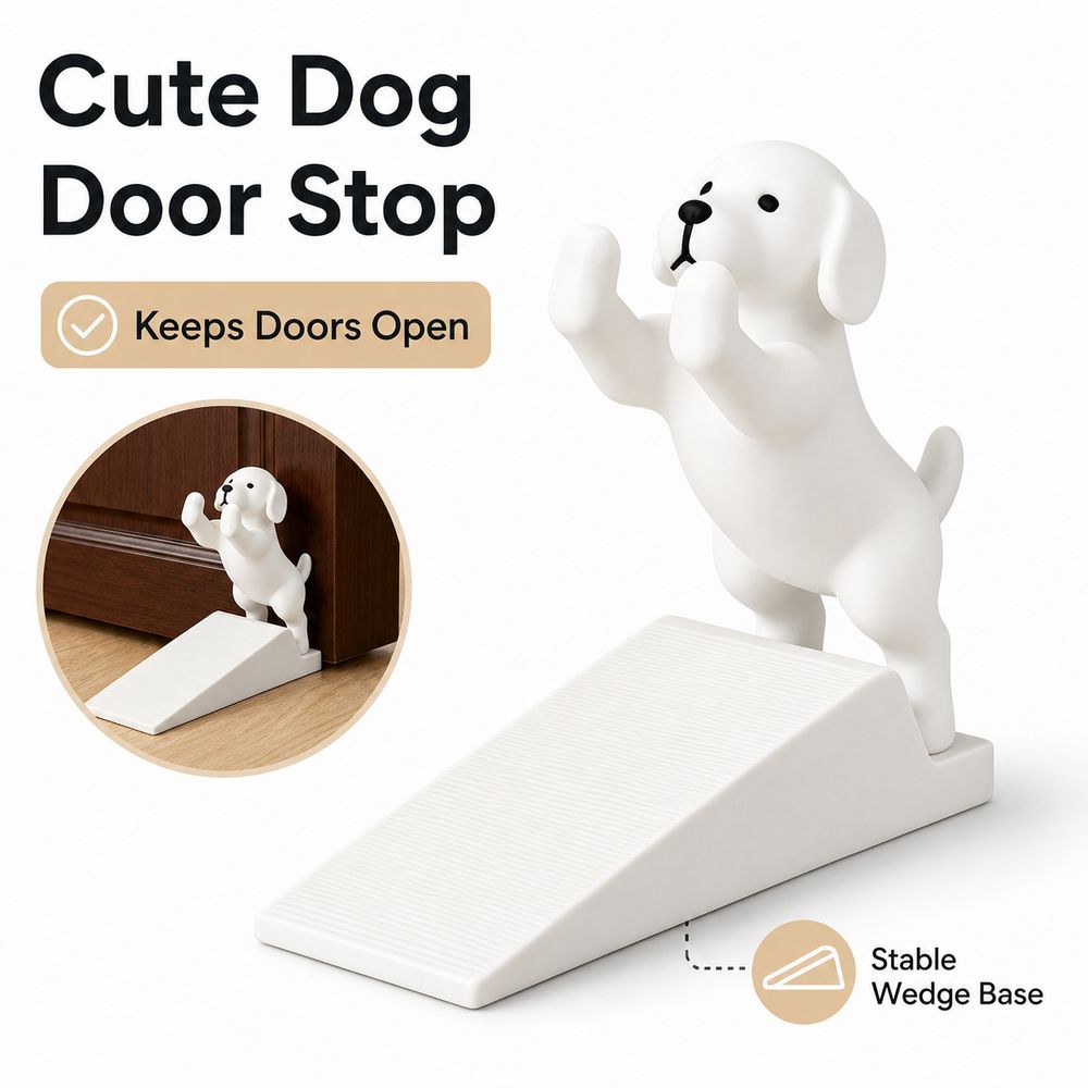 3D Printing Puppy Door Top Anti-Collision Door Stop Wedge New Dog Door Stopper  Home Decor