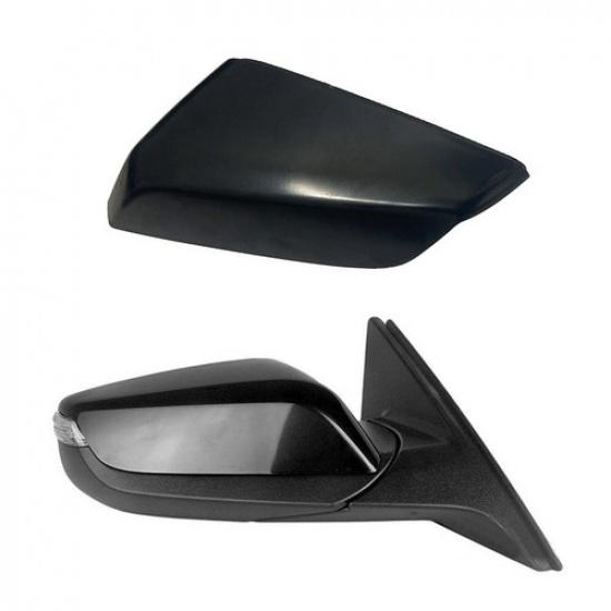 Replacement For 2017- Chevrolet Malibu Right Side Mirror Cap Cover Black