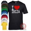 I Love Ibiza T-Shirt Clubbing Fête Soirée Edm Dj Maison Rave Musique Rétro Cool