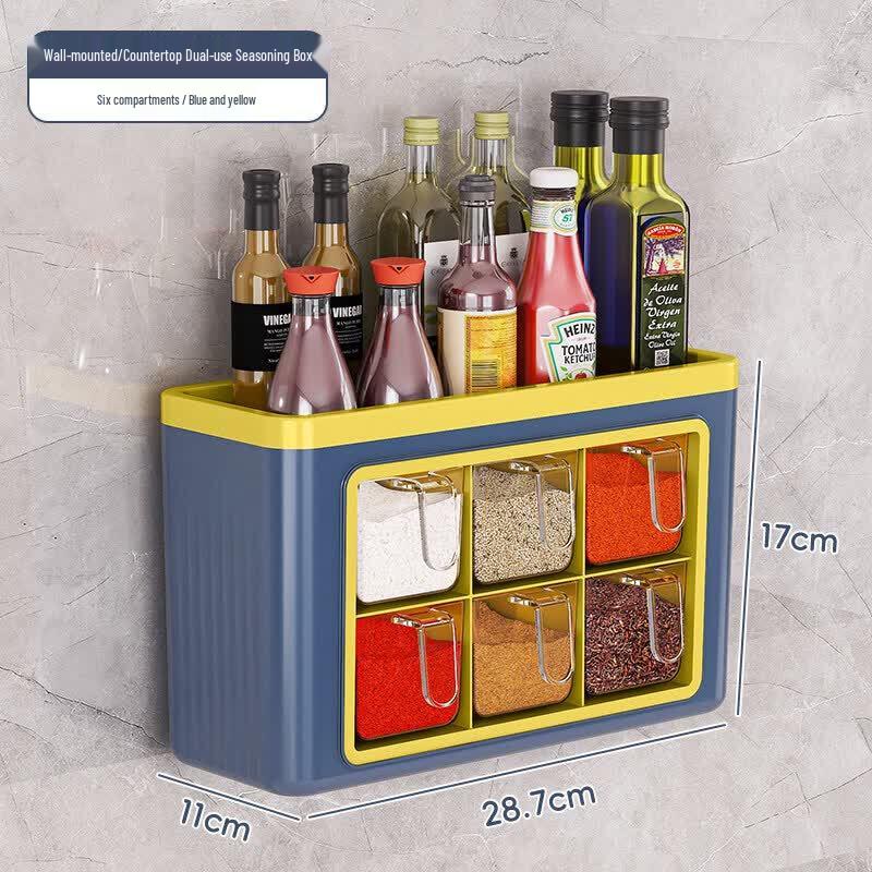 Multi-grid Kitchen Seasoning Organizer Set