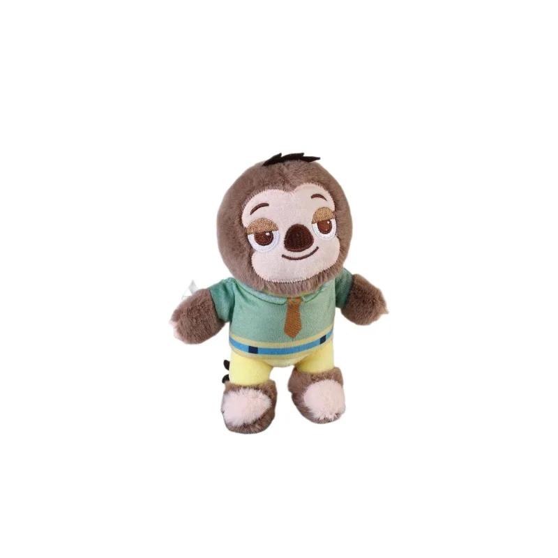 Zootopia Judy Nick Cartoon Plush Toy Keychain Adorable Plush Keychain Backpack Doll Pendant Children Birth Date Present