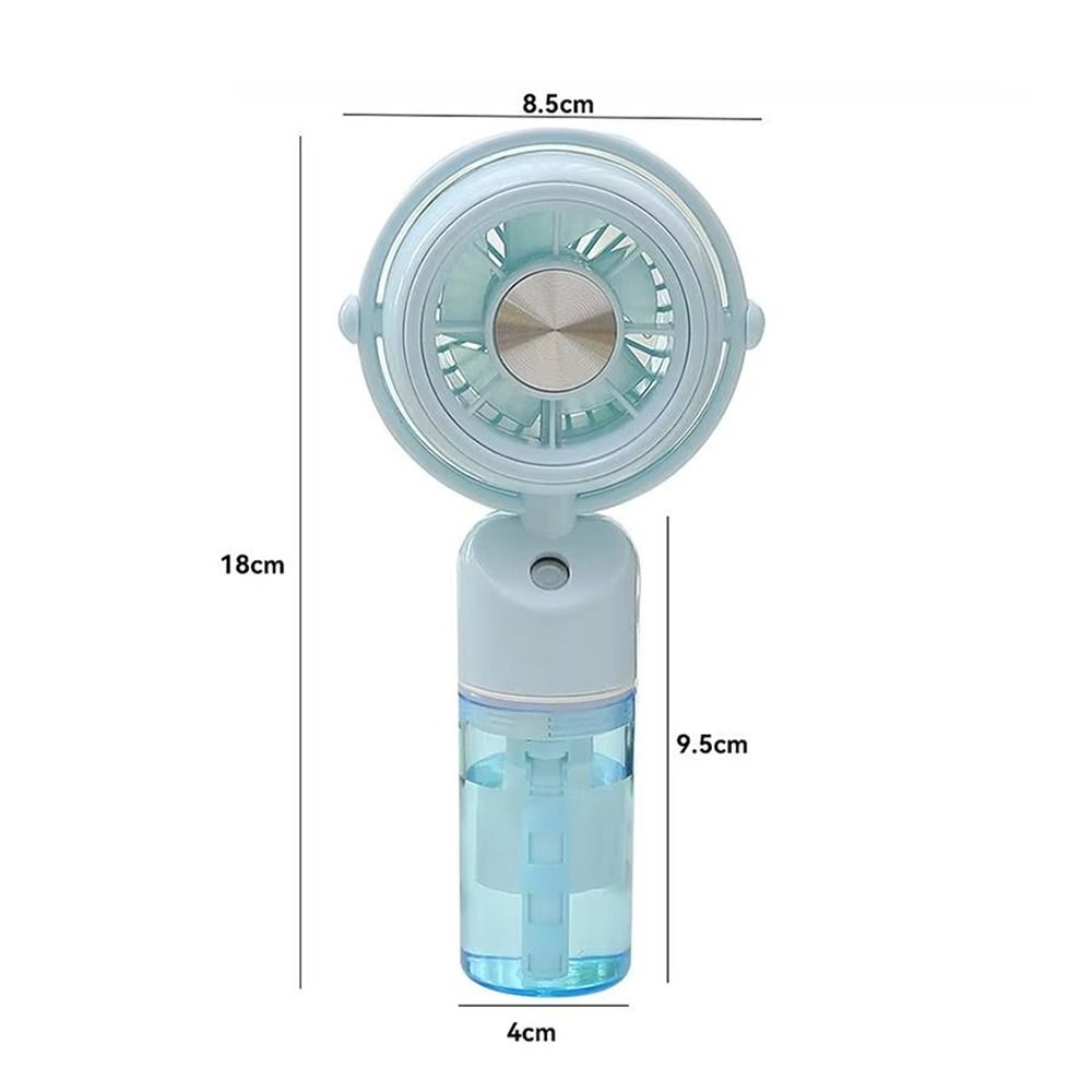 Type-C Rechargeable Mini Cooling Fan 3-Speed Wind Handheld Fan New Humidifier Fan  Summer
