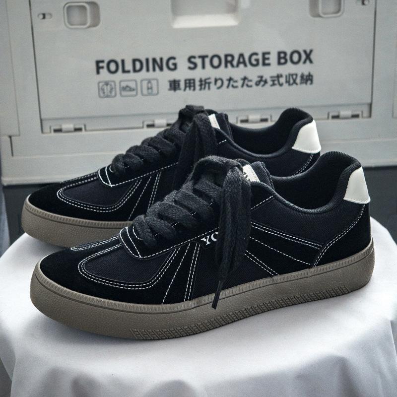 

Douchuan platform German training shoes men s 2025 summer new breathable canvas shoes men s versatile little white shoes casual board shoes men 44